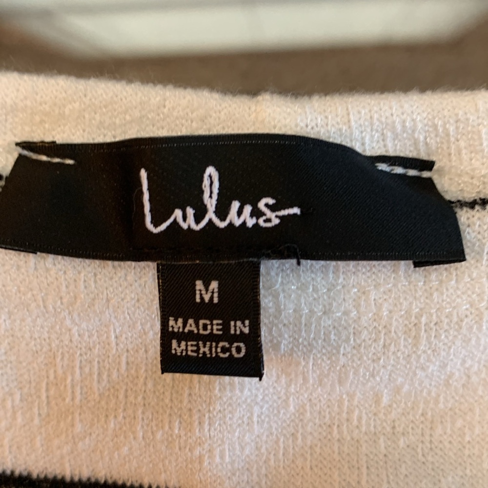Lulus Oversized Striped Top - Picture 6 of 16